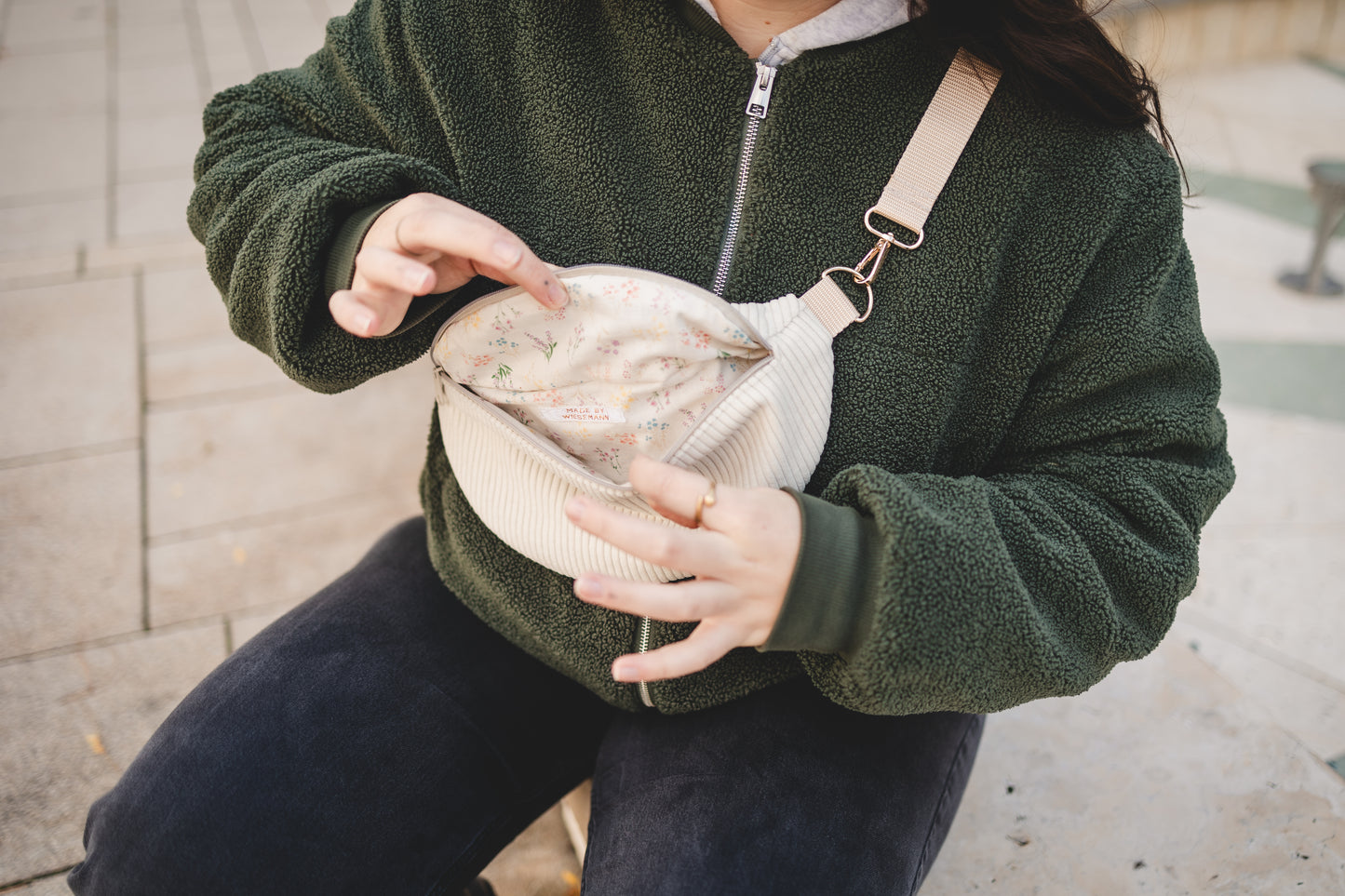 Bauchtasche Cord Regular