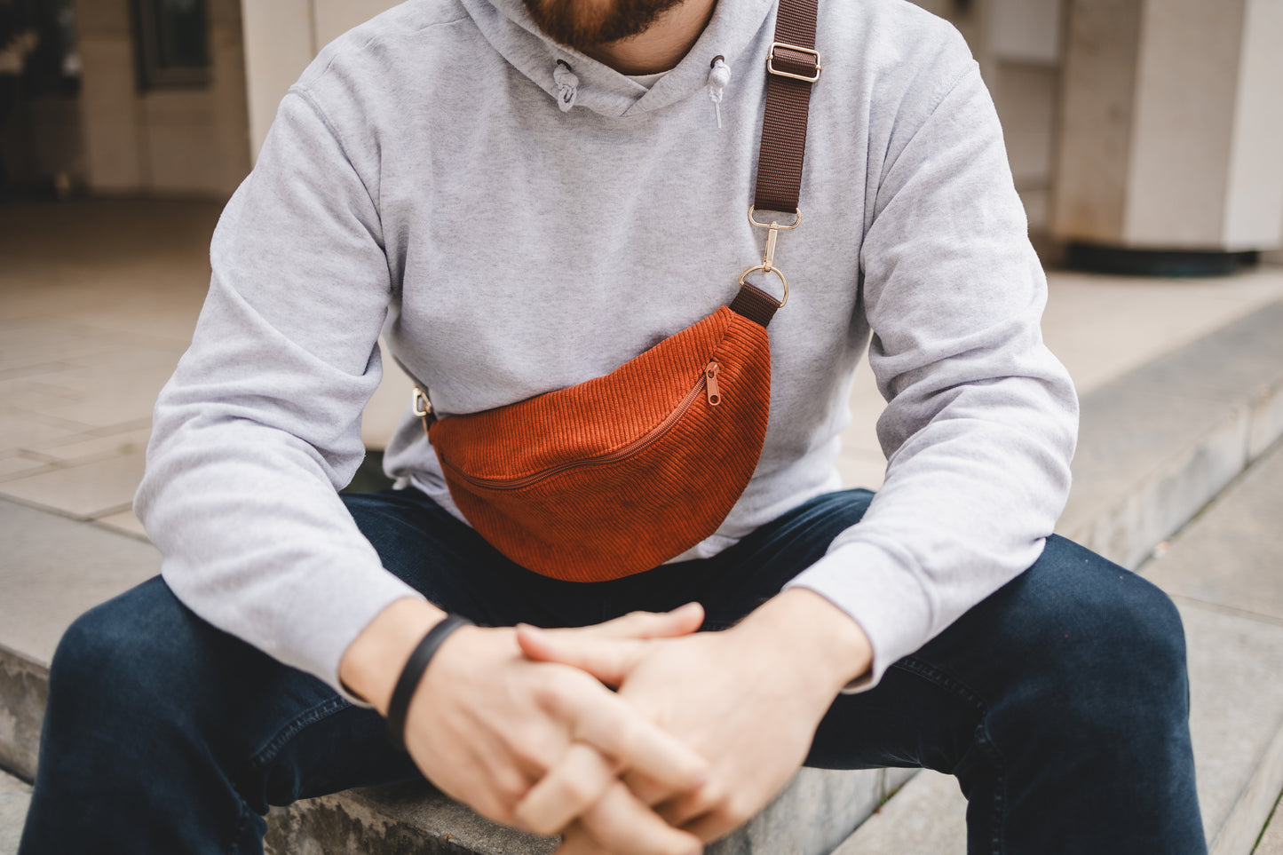 Bauchtasche Cord Regular